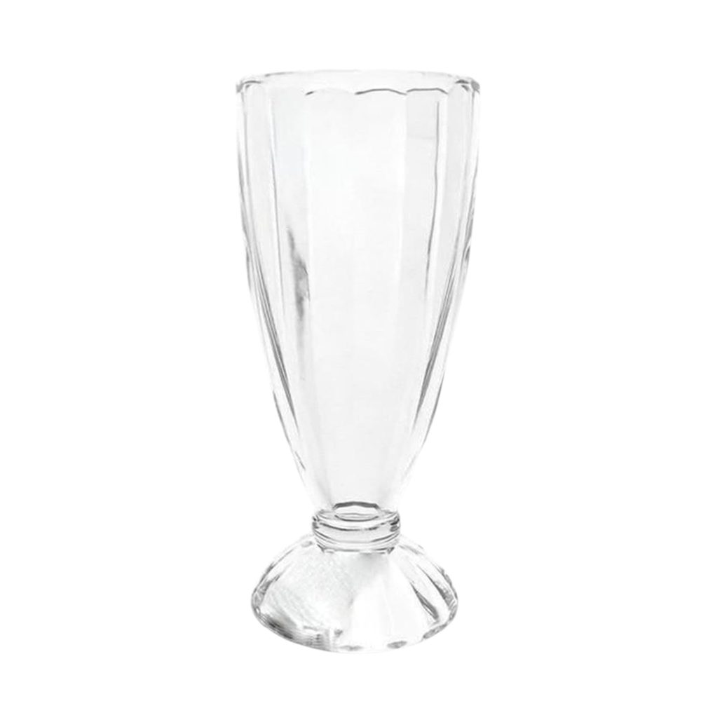 Footed sundae and milkshake glass
