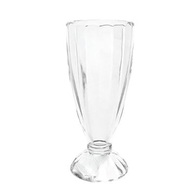 Footed sundae and milkshake glass