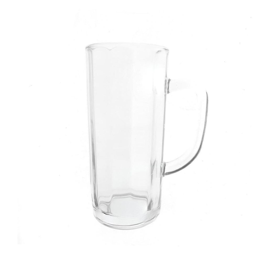 Tall glass beer mug 610ml