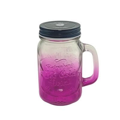 Pink Ombre Mason Jar Mug 425ml