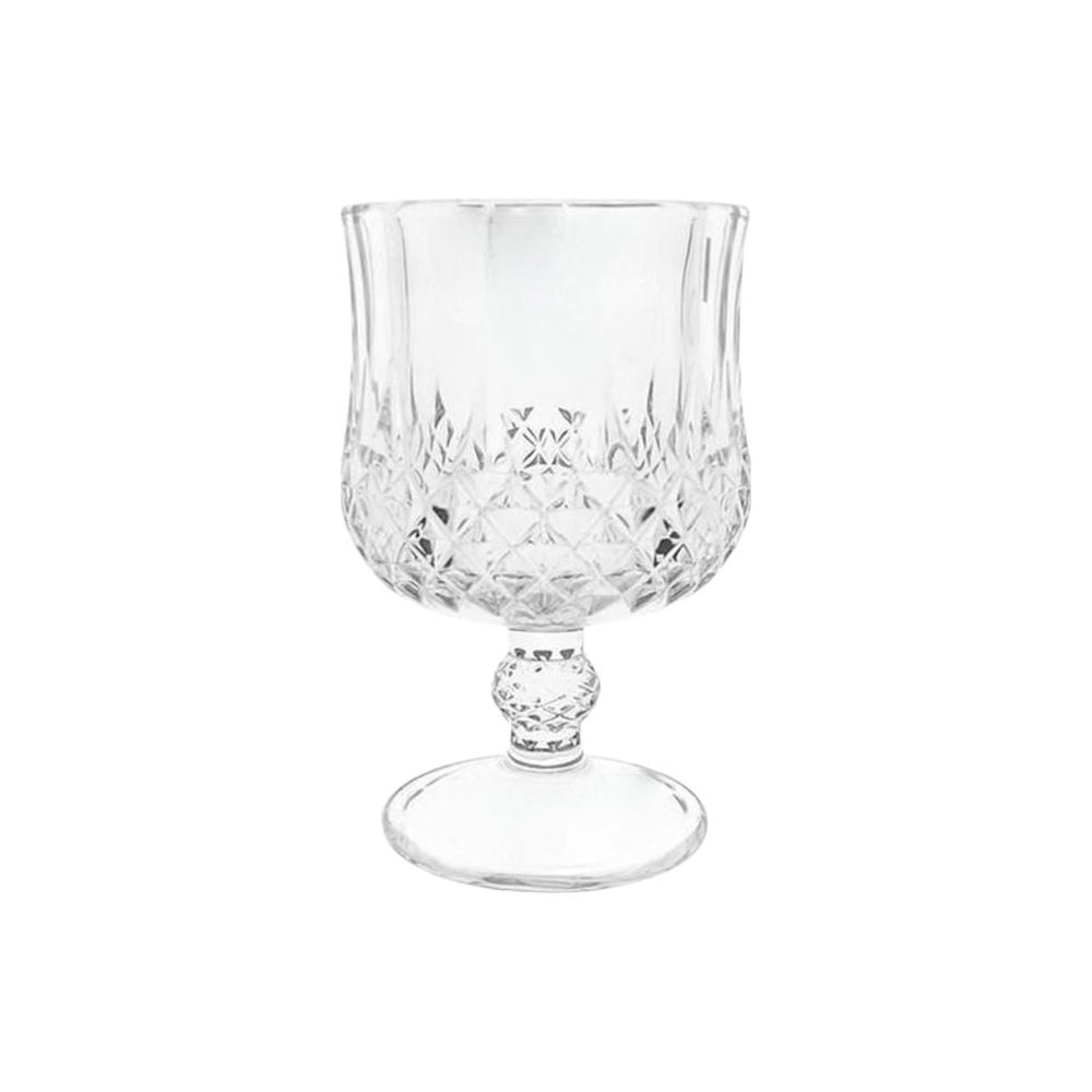 Cut-pattern wine goblet, 190ml, 6 pack