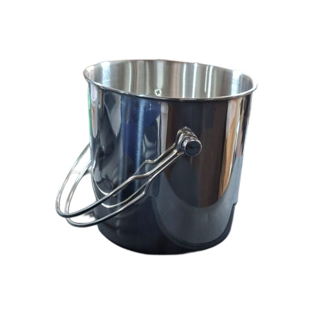 Stainless Steel Ice Bucket With Handle