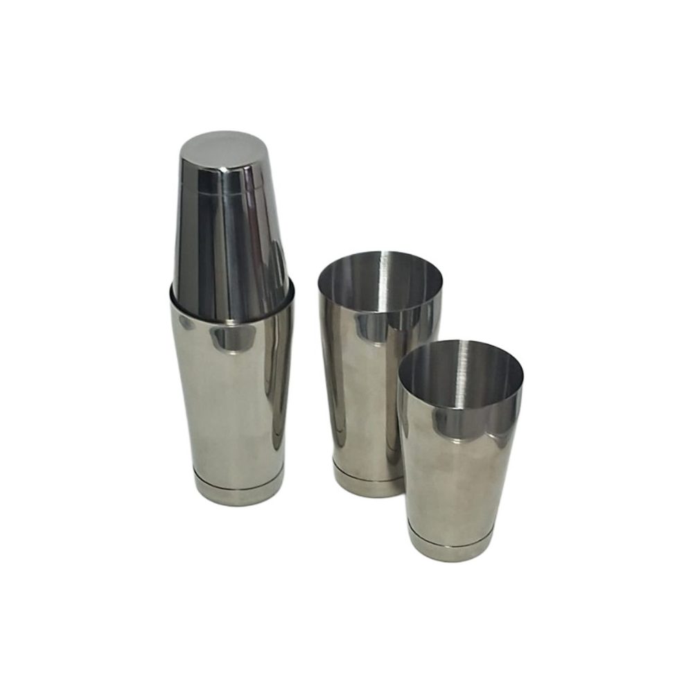 Boston cocktail shaker tin set