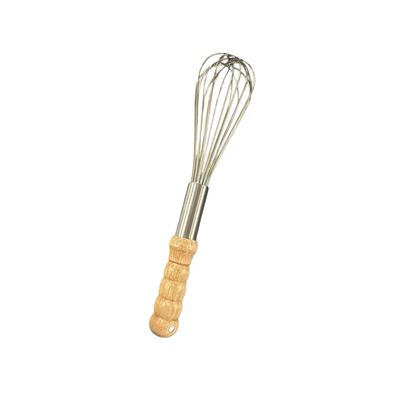 Wooden-handled wire balloon whisk