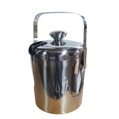 Double-layer stainless steel ice bucket