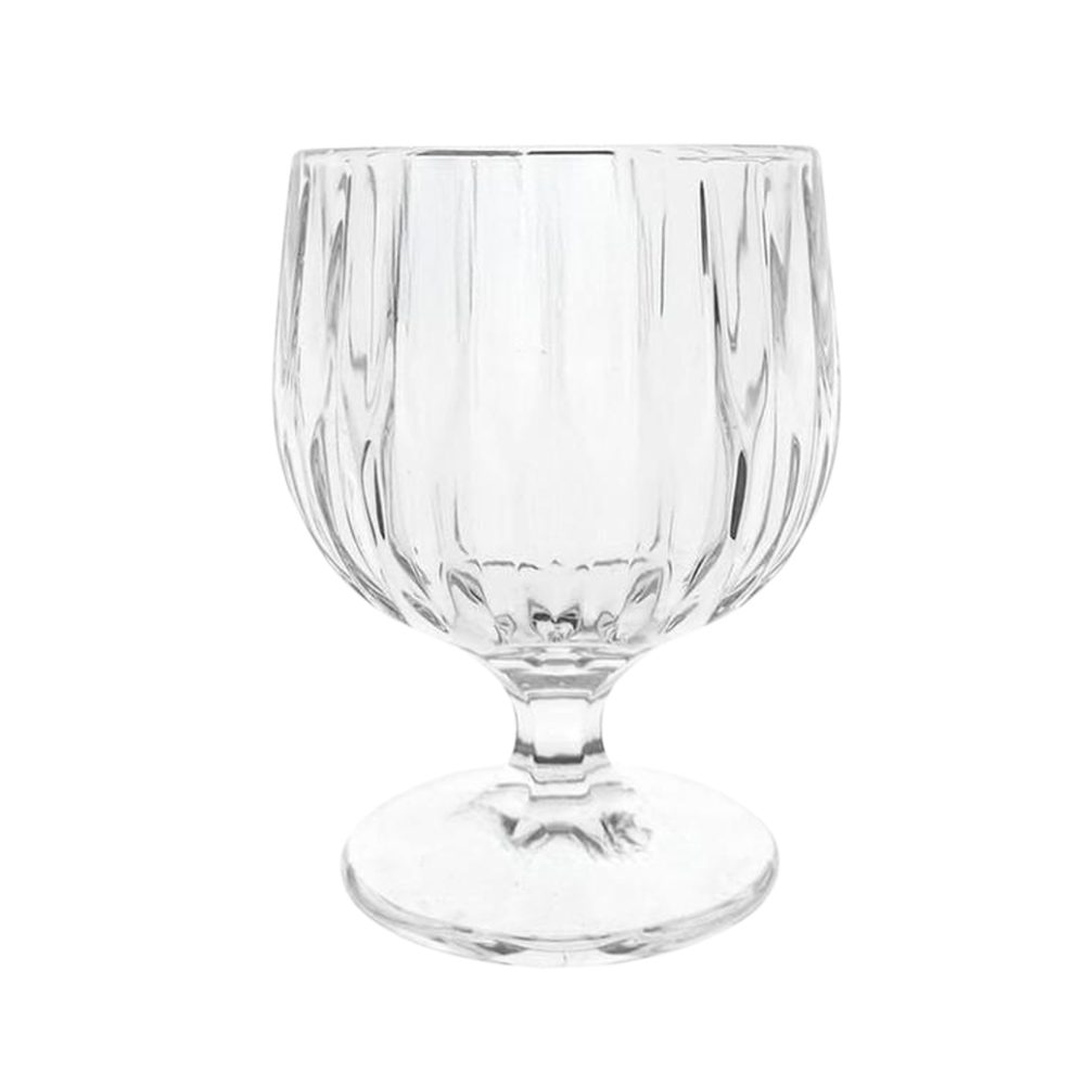 Ribbed Brandy Balloon Glass, 220ml (6 Pack)