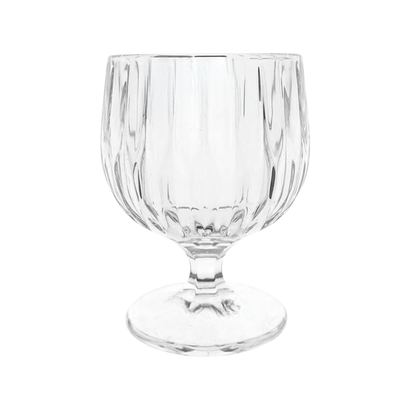 Ribbed Brandy Balloon Glass, 220ml (6 Pack)