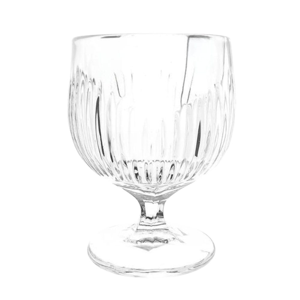 Ribbed brandy balloon glass, 220ml