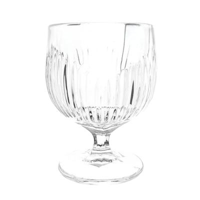 Ribbed brandy balloon glass, 220ml