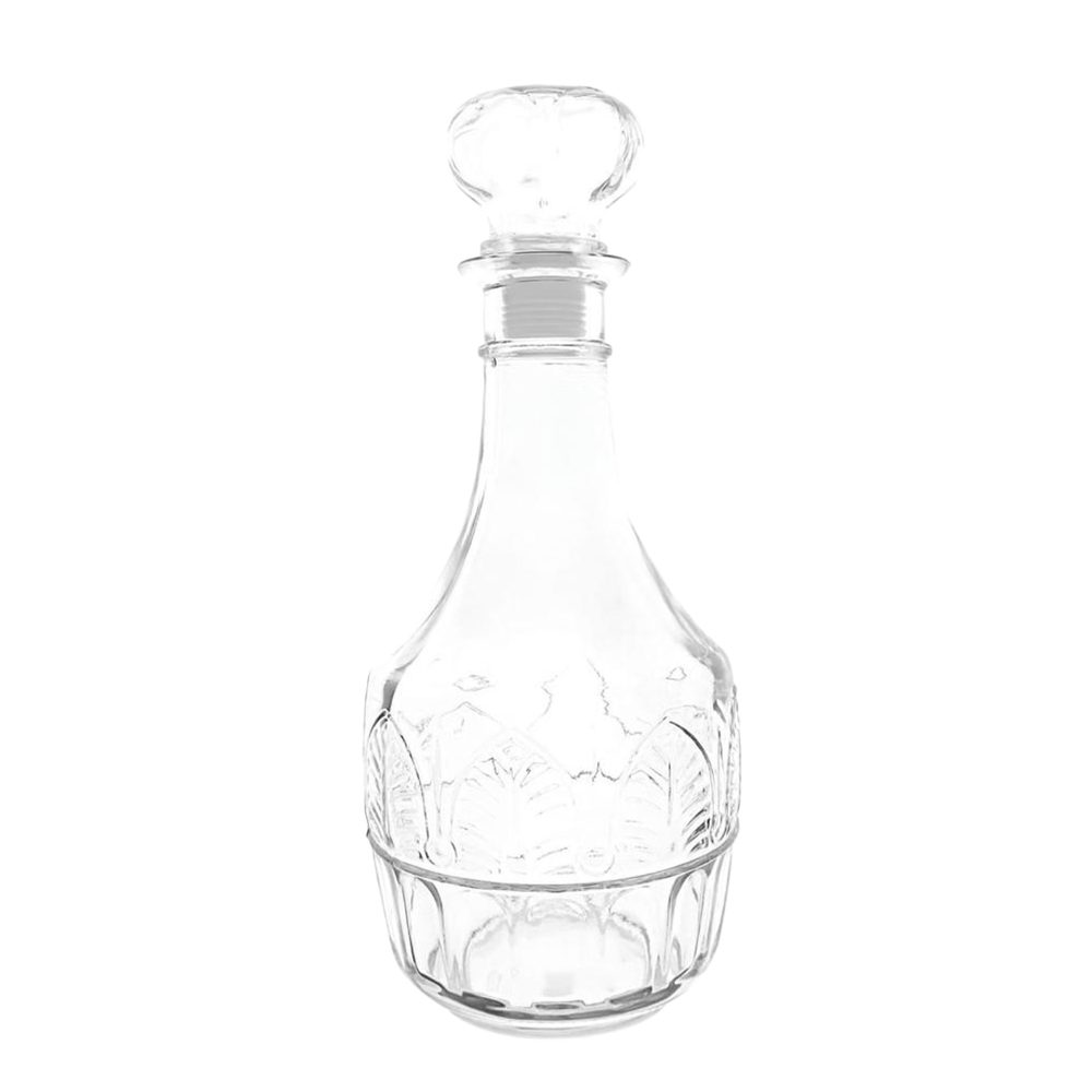 Roman Glass Decanter with Stopper