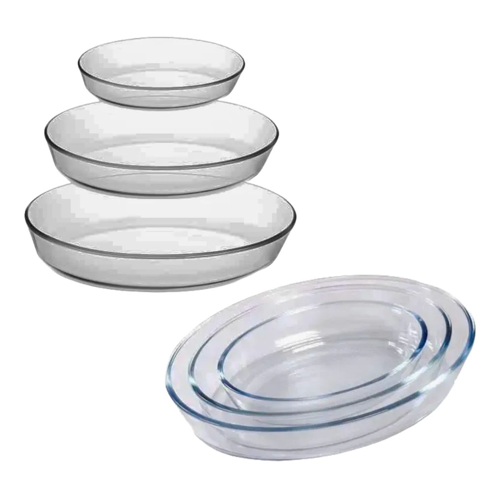 Glass Baking Dish Set, 3 Pieces