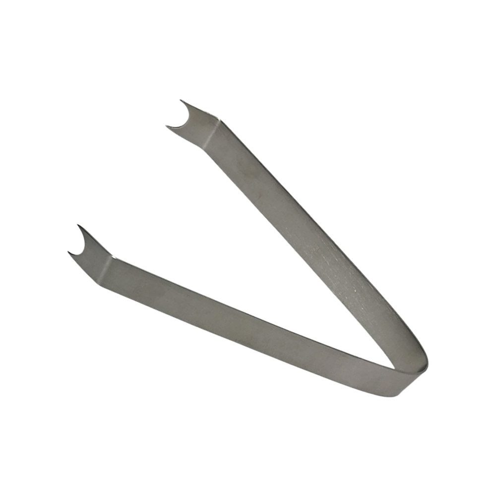 Mini stainless steel ice tongs