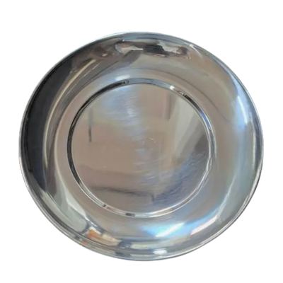 Heavy Stainless Steel Round Plate 20cm