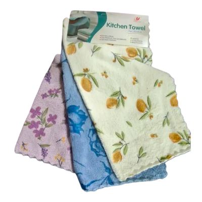 Printed Microfibre Kitchen Towel