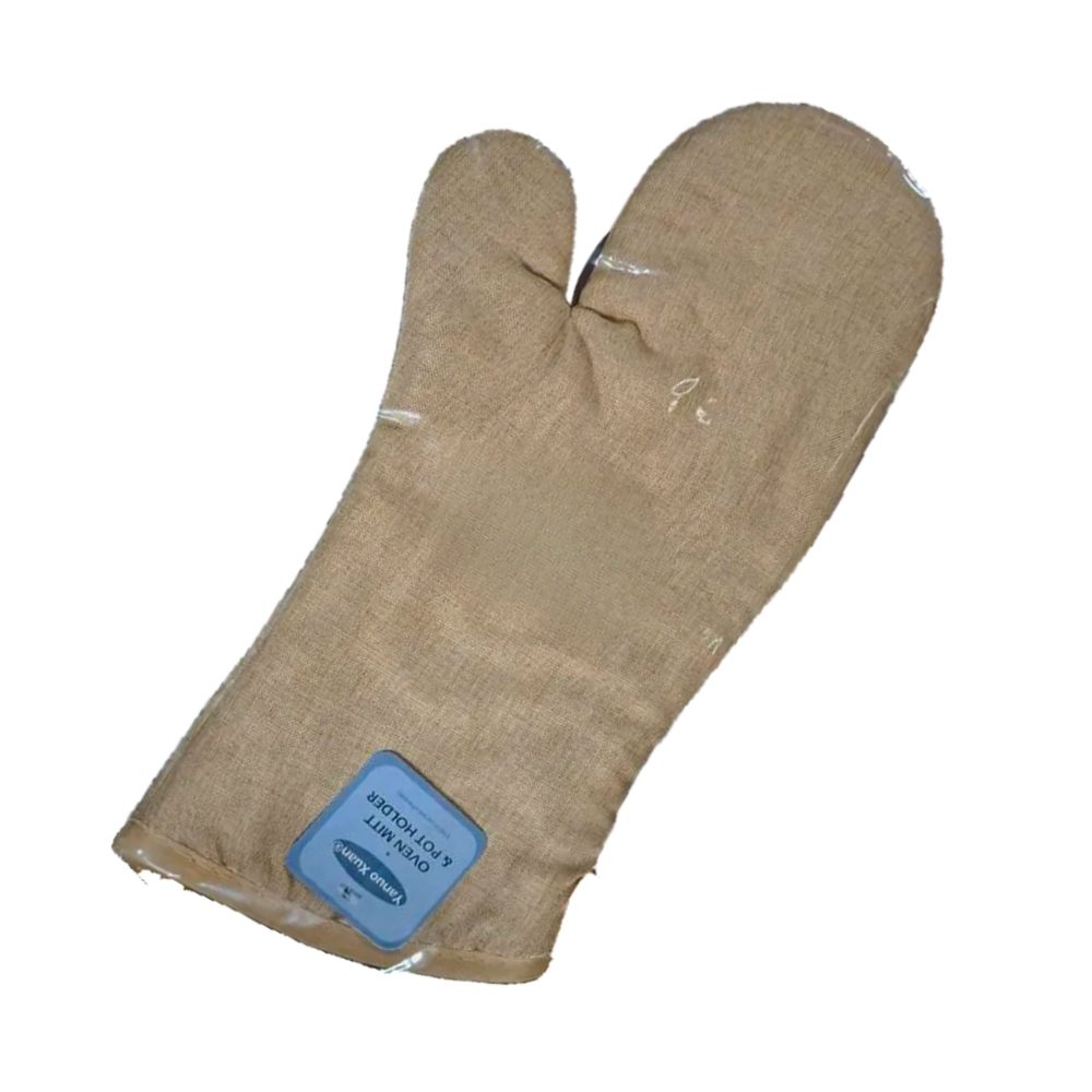 Long-cuff fabric oven glove