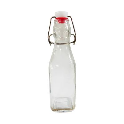 Swing-top glass water bottle 250ml