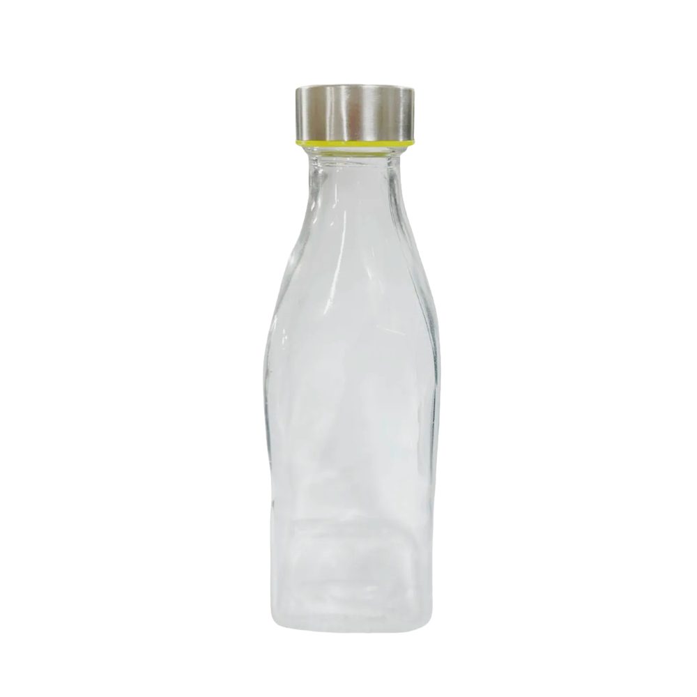 Glass Water Bottle with S/S Cap