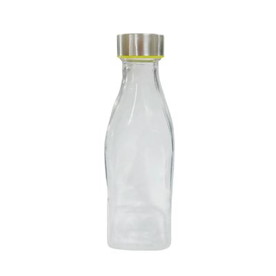 Glass Water Bottle with S/S Cap