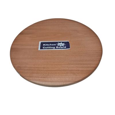 Round wooden chopping board