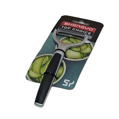 Stainless Steel Y-Peeler with Grip Handle