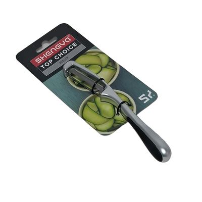 Stainless steel swivel vegetable peeler