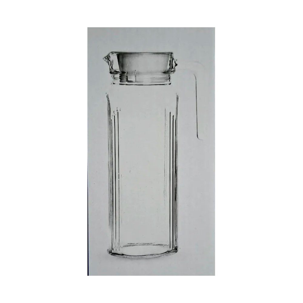 Clear Glass Water Jug 1.15L