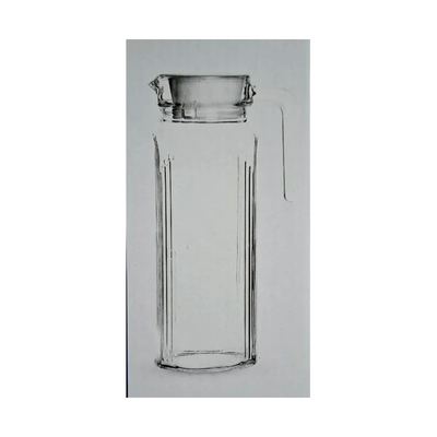 Clear Glass Water Jug 1.15L