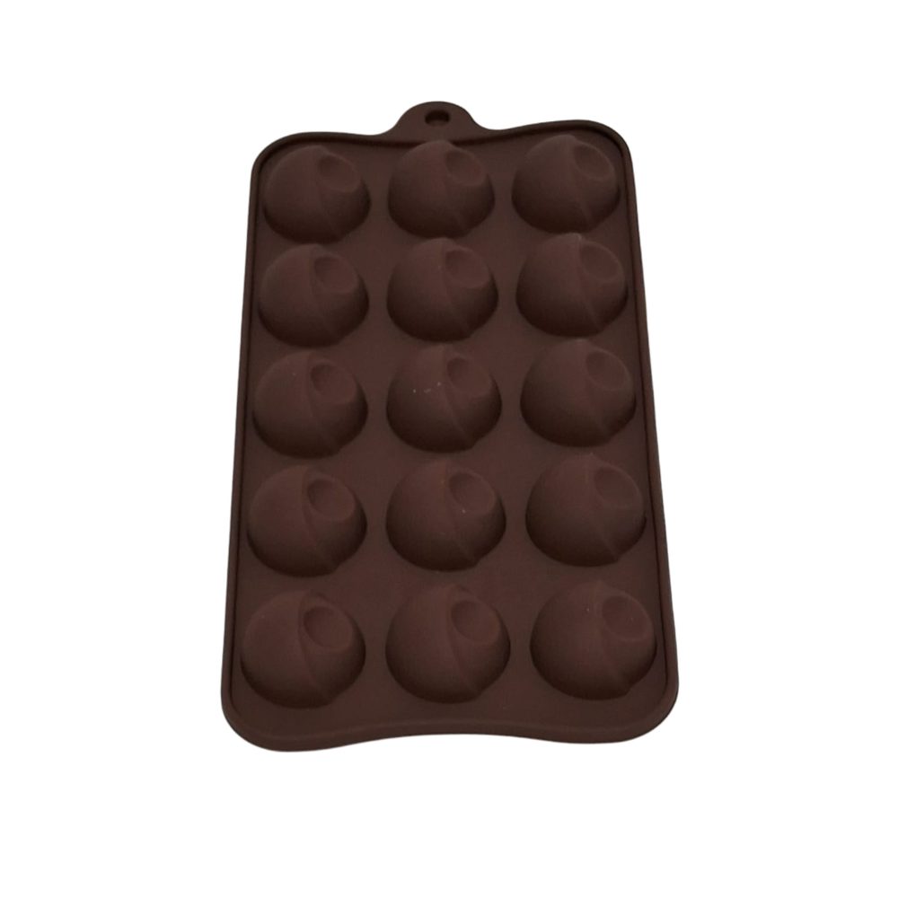15-Cavity Silicone Chocolate Mould