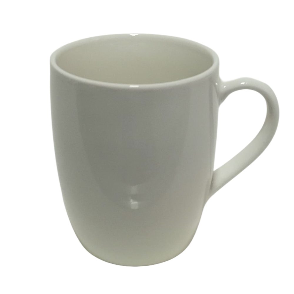 White Ceramic Coffee Mug, 7 oz