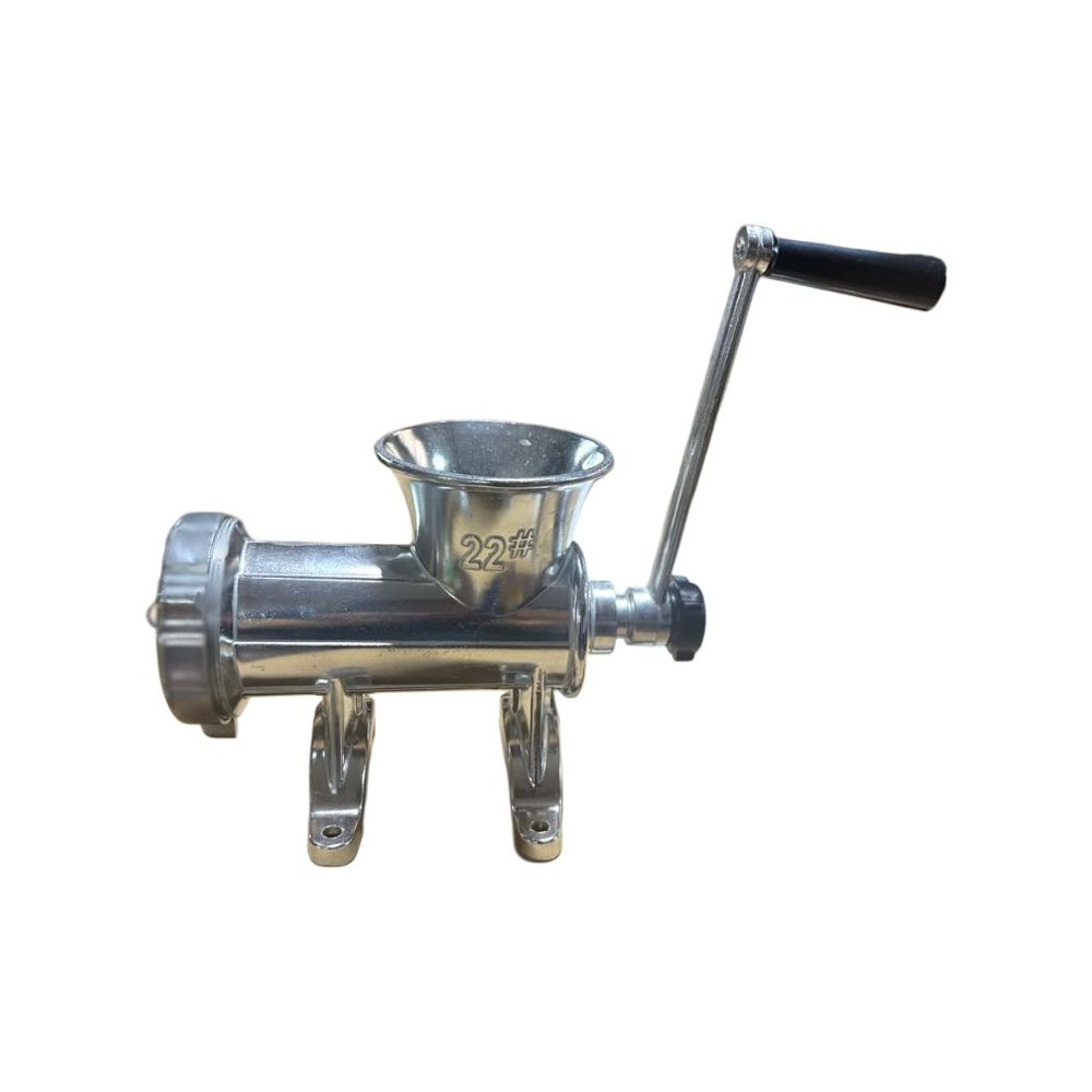 Hand-crank meat mincer, No. 22