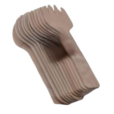 Small Wooden Disposable Forks, 12-Pack
