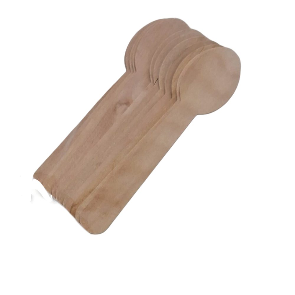 Disposable Wooden Spoons, 12 Pack