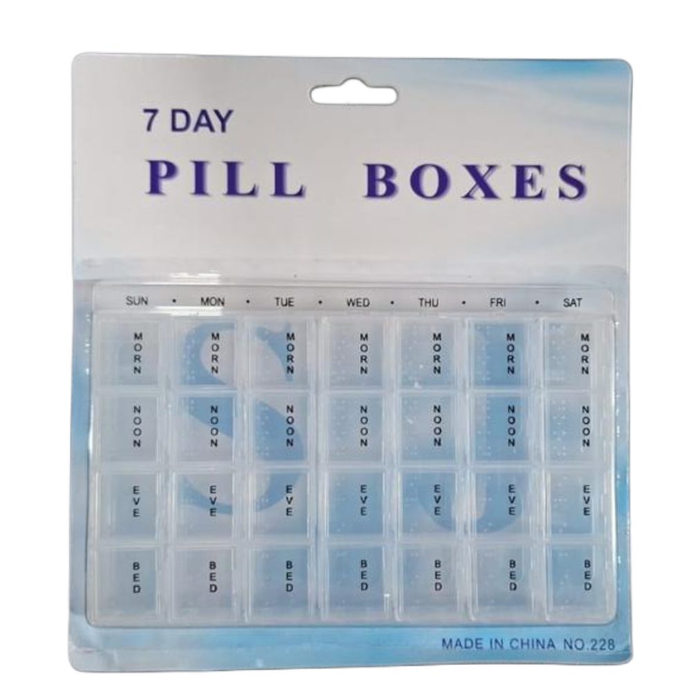 7 Day Pill Box Organiser