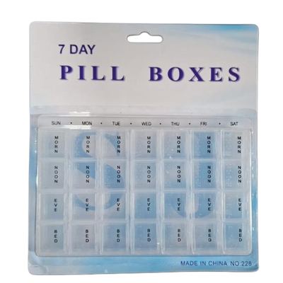 7 Day Pill Box Organiser