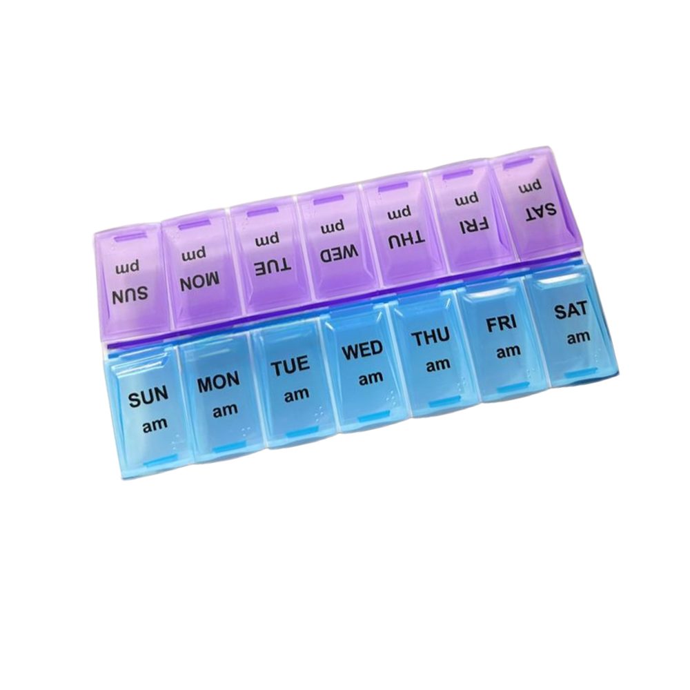 Weekly AM/PM Pill Organiser Box
