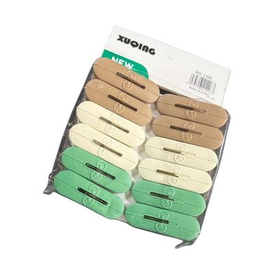 Plastic Cloth Pegs, 12-Pack