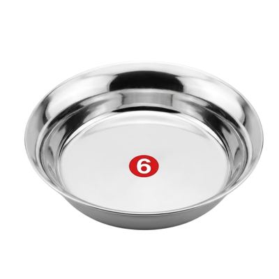 Stainless steel pudding bowl, 6"