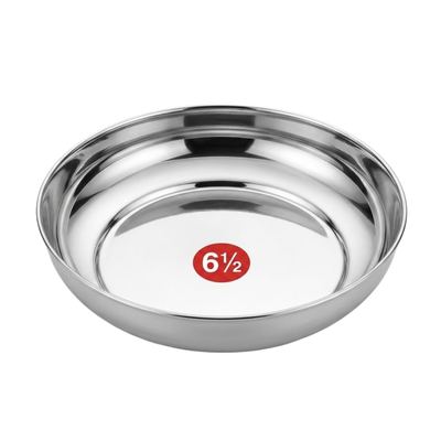 Stainless Steel Shallow Pudding Bowl