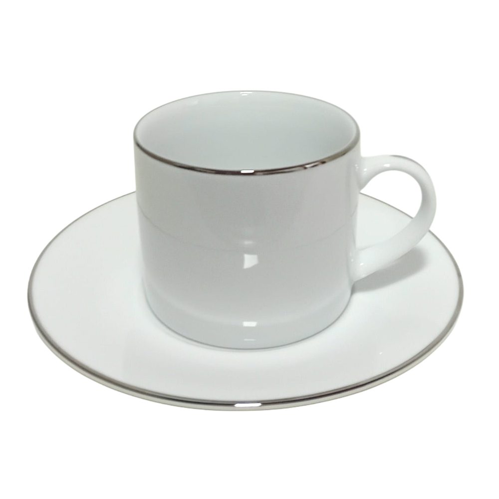 Dankotuwa Platinum Tea Cup Set, 12pc