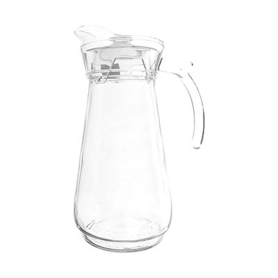 Clear Glass Water Jug 1.7L